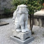 船玉稲荷神社【ムクムク狛犬と見づらい看板】