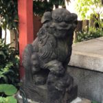 亀塚稲荷神社/渋い狛犬